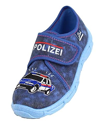 Beck Chłopcy policja niskie kapcie, niebieski ciemnoniebieski 05, 29 EU