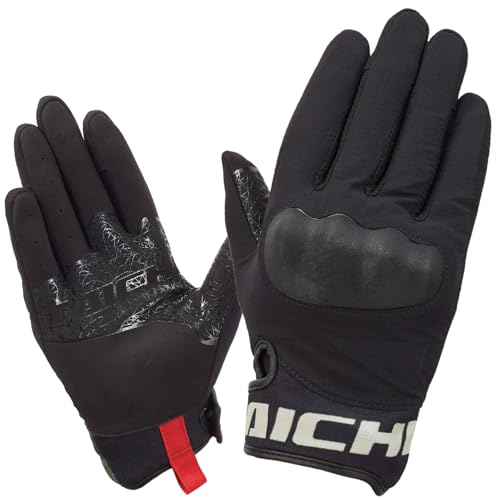 RS�^�C�`(RS TAICHI) �o�C�N ���C�f�B���O�O���[�u �t�� ���b�V���ʋC�� �^�b�`�p�l���Ή� �v���e�N�^�[���� �X�}�[�g �G�A�[�O���[�u RST471 BLACK/WHITE XXL