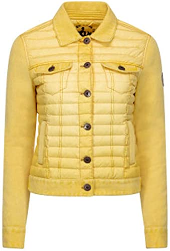 JOTT Gaynor Damen Jacke Jeansjacke Stepp Optik Brusttaschen Slim Fit (XXL)