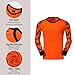 Quick-Dry Breathable Goalie Soccer Jersey for All Ages - Custom Goalkeeper Jersey Sports Shorts - Adults/Kids/Teens (Green)
