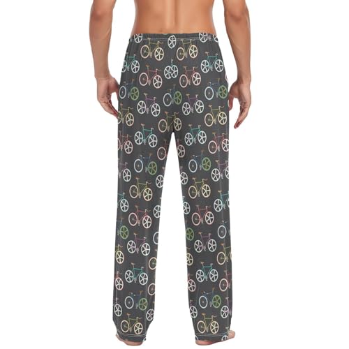 Ollabaky Men's Pajama Pants Sleepwear Lounge Pajama Bottoms with Pockets2