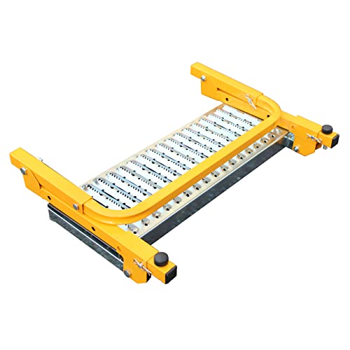 Maxxhaul 50694 21-1/2" X 7.3" Adjustable Truck Tire Service Step With Non-Slip Platform Foldable 300-Lb Capacity #TOP5