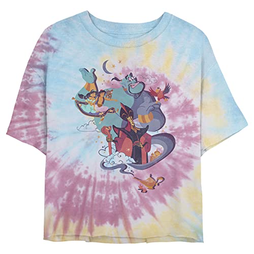 T-Shirt Aladdin Vintage Disney Poster Coupe Féminine Tissu Respirant
