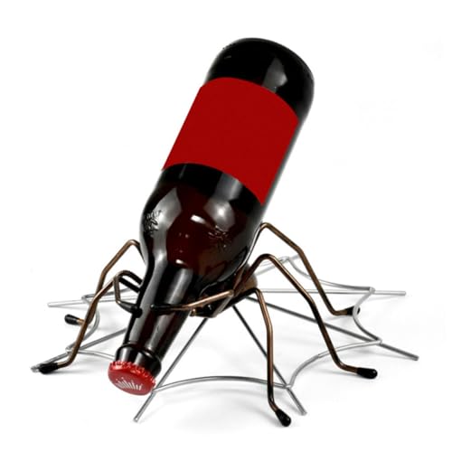 Soporte para botellas hierro diseño araña elegante miniatura 2