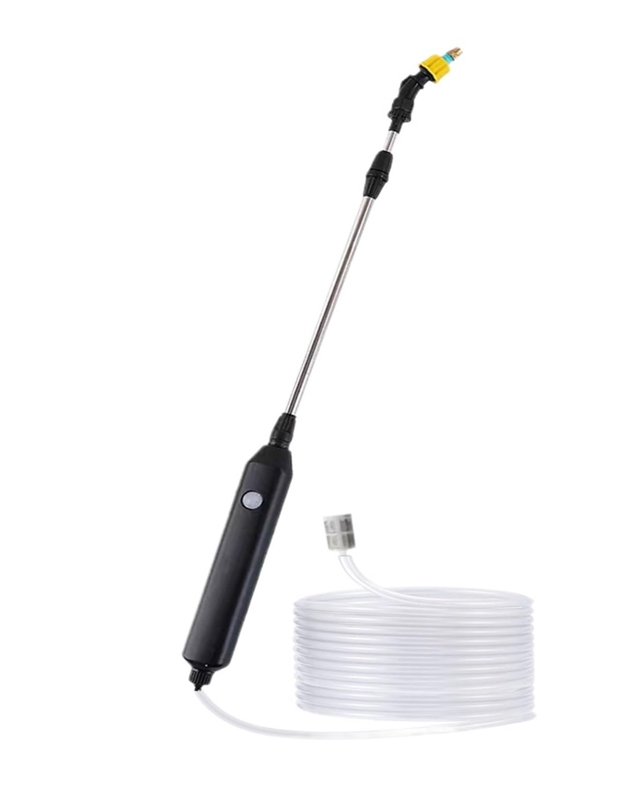 JVDDI Portable Electric Gardening Sprayer, Irrigation Tool USB 2400mah Rechargeable Telescopic Handle With 3 Nozzles For Yard Plant(3 meters 5 in 1)