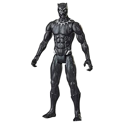 Avengers Marvel Titan Hero Series Collectible 30-cm Black Panther Action Figure, Toy for Ages 4 and Up Cover