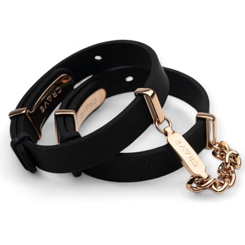 Crave | ID Cuff Bracelets for Women | Silicone Stacked Cuff Bracelet | Luxury Cuff Jewelry for Women