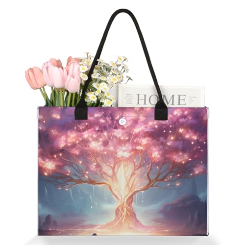 Abstract Fire Tree Tote Bag for Women Large Beach Bag Reusable Tote Bags for Work Travel Beach Shopping3
