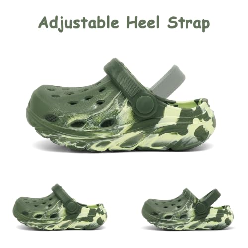 Image of AOVOG Kid Girls Boys Clogs Toddler Garden Shoes Slip On Shower Slide Sandals Beach Water Shoes