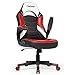 IntimaTe WM Heart Chaise Gaming, Racing Chaise De Bureau Fauteuil Gamer Ergonomique, Siege Gaming pivotante à 360° avec Accoudoirs Réglables dans Plusieurs Directions (Rouge)