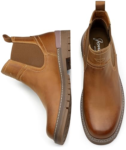 Image of Jousen Chelsea Boots Casual Slip On Ankle Waterproof Mens Boots