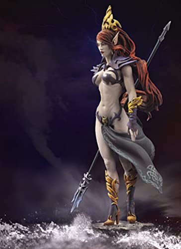Figura modelo resina 1/32 Queen of Darkness sin pintar miniatura 2
