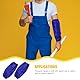 1 Paar wasserdichte Ärmel aus PVC für Küchenarmlehnen, Antifouling und ölfest, für Reinigung, ergonomisches Design und Komfort, Blau