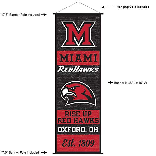 Miami-Redhawks-Banner-and-Scroll-Sign