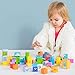 Bright Starts Set-The-Scene Sesame Street Wooden Storytelling Blocks, Ages 12-36 Months