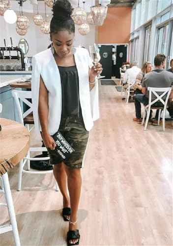 FLITAY Womens Open Front Trendy Cape Blazer Split Sleeve Casual Jacket Solid Color Elegant Coat4