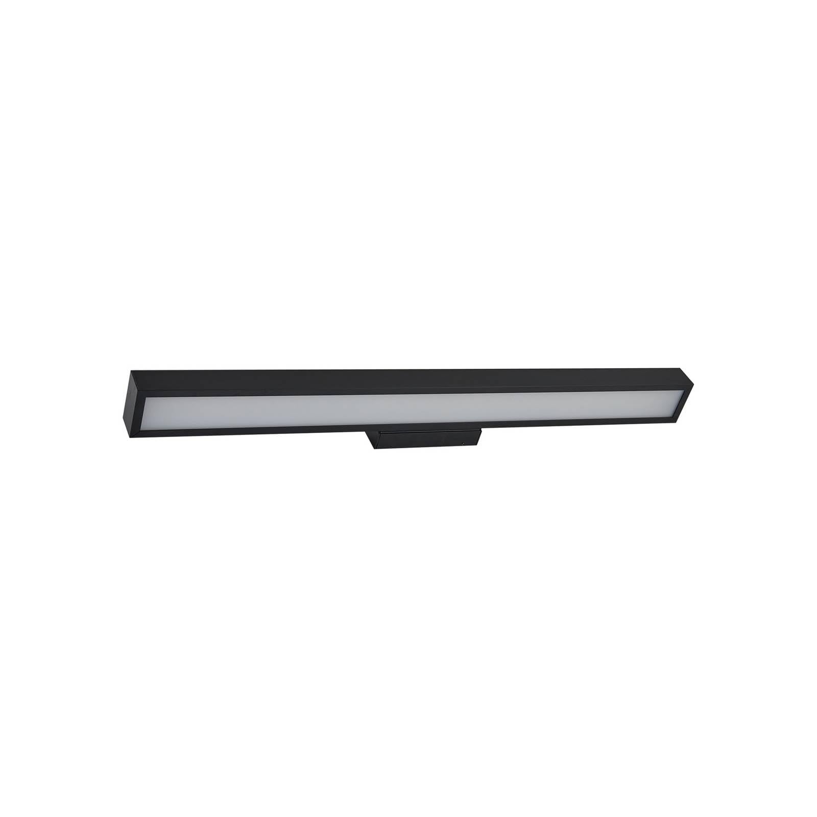 Lucande LED Wandleuchte, Wandlampe Bad Zafira (spritzwassergeschützt (Modern) in Schwarz aus Aluminium (1 flammig) - Wandleuchten Spiegelleuchte Badezimmer Wandbeleuchtung Badezimmerleuchte