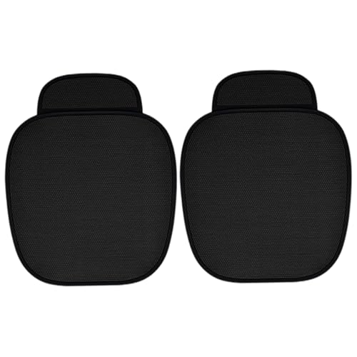 Housses de siège de voiture 2 pièces, tapis siège voiture respirant avec fond antidérapant, coussin chaise réutilisable pratique pour camion berline SUV.