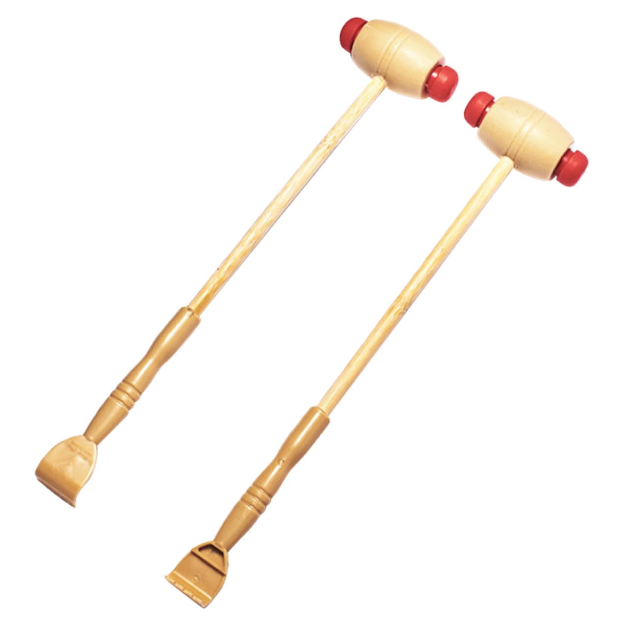 FOMIYES 2piezas Masajeador Espalda Manual Rascador De Madera Para Espalda y Pies Martillo De Masaje Corporal Para y Cuello