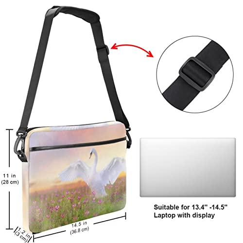 Bolso bandolera para portátil ideal para la universidad y oficina de 13 pulgadas 5