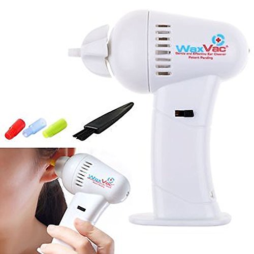 Electric Ear Wax Vac Remover Cleaner Vacuum Removal kit safe Gentle