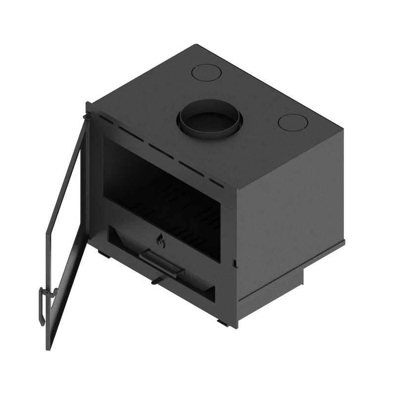 Inserto per Camino a Legna F.lli Lerda L-70 Plus Vulcano 14 Kw