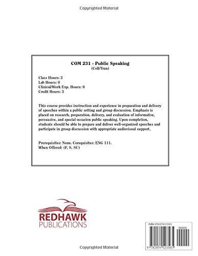 Speak!: Communication 231-Public Speaking