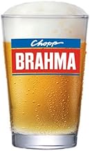 Copo Caldereta Brahma Chopp, Copo de Vidro para Cerveja, 350ml