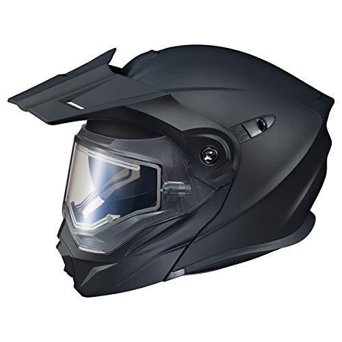ScorpionEXO EXO-AT950 Cold Weather W/Electric Shield Adult Street Motorcycle Helmet - Black / 3X-Large