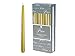 Price comparison product image Prices 10 inch Metallic Gold Dinner Candles, 10 Pack, Individually Wrapped