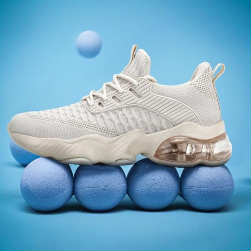 Image of Womens Slip On Walking Shoes Air Running Casual Fashion Tennis Sneakers Comfortable Non Slip Work Athletic Trainers