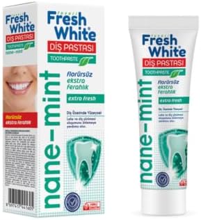 Whitening Toothpaste, Fluoride-Free, Ice Mint Flavor for Extra Fresh Breath, Enamel Safe Daily Oral Care image 4