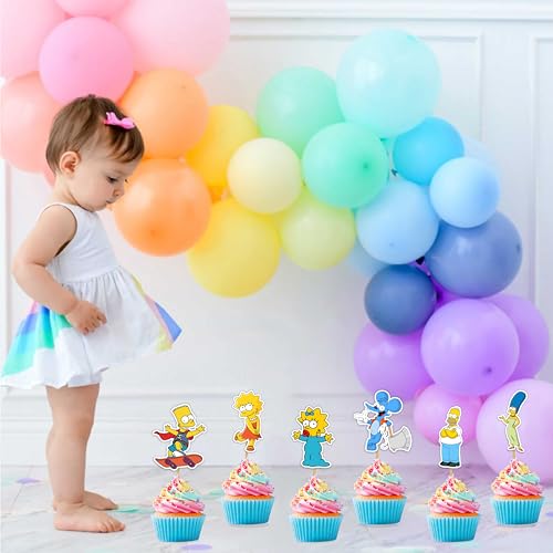 Decoración para cupcakes Bart Simpson Seyal® para repostería creativa de cumpleaños 4