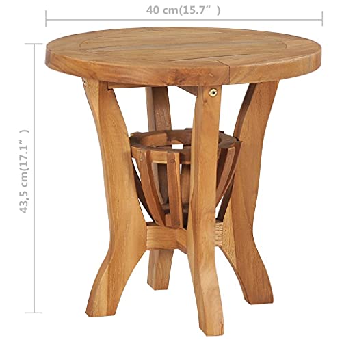 Vidaxl Patio Bistro Set 3 Piece, Outdoor Bistro Table For Porch Backyard Balcony, Patio Furniture Set With Table, Chair, Solid Teak Wood #TOP7