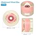 PATIKIL Light Up Skateboard Wheels 60x45mm, 4 Pack 78A PU Roller Skate Wheels with Bearings for Outdoor Cruiser Street Double Row Skating Replacement, Pink