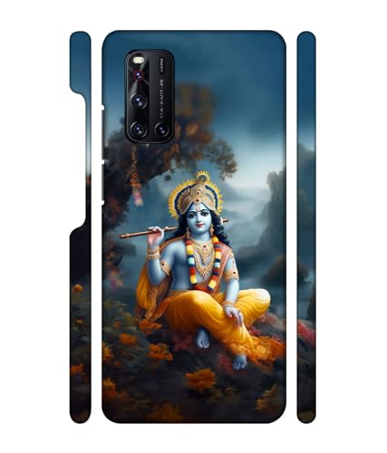 Image of Lord ''Krishna'' -(Unique Art) Printed Hard Mobile Back Cover & Case for Vivo V19, Designer | Protective & Premium Cover & Case