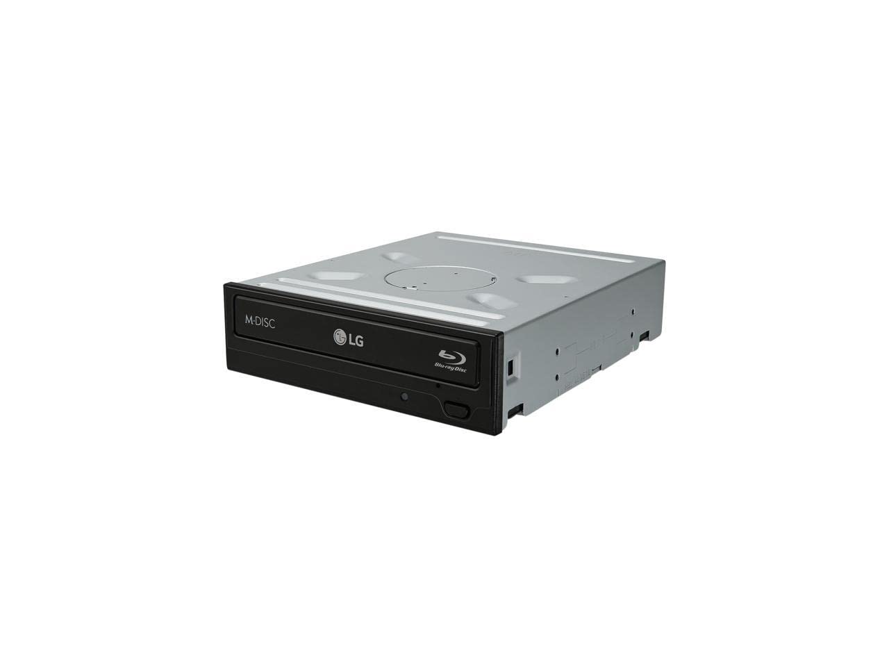 LG Electronics WH16NS40 16X Blu-ray/DVD/CD Multikompatibles internes SATA-Rewriter-Laufwerk, BDXL, M-DISC-Unterstützung, Schwarz
