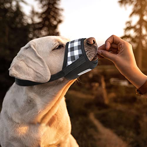image for HEELE Dog Muzzle,Soft Nylon Muzzle Anti Biting Barking Chewing,Air Mes