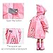 SSAWcasa Rain Poncho Kids with Hood, Toddler Girls Rain Jacket Coat Boys, Waterproof Children Baby Raincoat Rainwear Gear Outerwear
