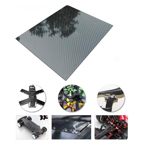 Panneau carbone 3K 200x400 léger pour remplacer insert abîmé - 2