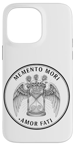 Memento Mori Amor Fati ���̂��鍻���v�X�P���g�� �X�}�z�P�[�X iPhone 14 Pro Max �p
