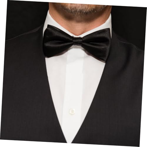 Conjunto de fajín y moño de satén para hombre, 6 piezas miniatura 4