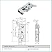 R4-10-12-601-10 Upward Drive Impact Closing Rotary Latch for Car Door Lock 1Pcs