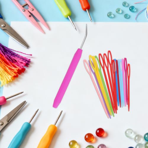 Ganchos de crochet ergonómicos y agujas para tejer sin esfuerzo 6