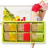 bloomee(ブルーミー) 銀座千疋屋 フルーツサンド 6個 ＆ 季節のお花 4本 ミニ ブーケ セット (クリスマス カード 付) (焼き菓子 生花 花) xmas ギフト 誕生日 プレゼント お祝い (フラワーギフト 花束)