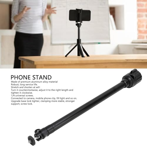 Image of BKN Extension Arm Rod Tripod Stand with 360 Ball Head Arm for Tripod, Phone, Camera, Action Camera, LED Lights, Tabletop Shooting Horizontal Arm Rod Overhead Mount with 1 /4 Screw (60cm Extended)