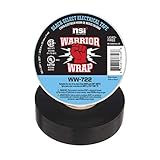 NSi Industries WarriorWrap Select 3/4 in. x 60 ft. 7 mil Vinyl Electrical Tape, Black