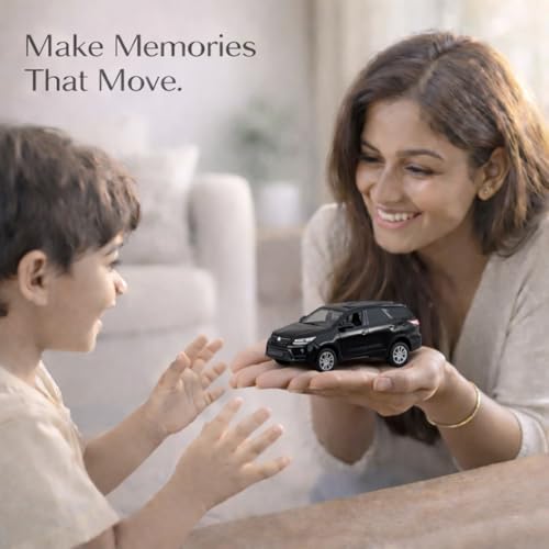 Image of Elite Cruiser SUV Toy Car with Push-Back Action & Openable Doors| Durable ABS Plastic Off-Road Car Toy for Kids (3+ Years)|Black