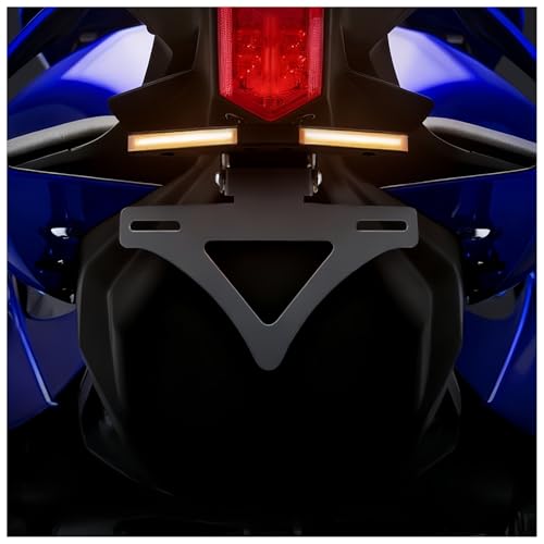 Support de plaque YZF R1 intégré avec feu et clignotant pour queue courte