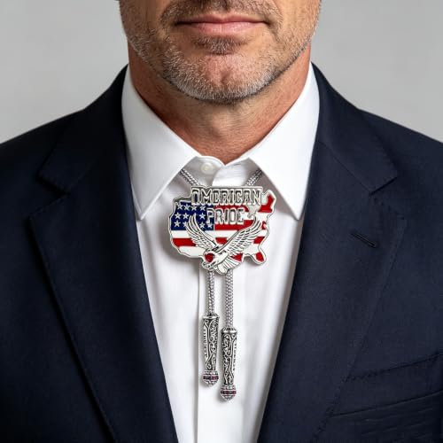 Image of GelConnie Bolo Ties for Men Women Western Cowboy Tie Mens Western Necklace Leather Necktie Gold Bolero Tie Cowboy Necklace